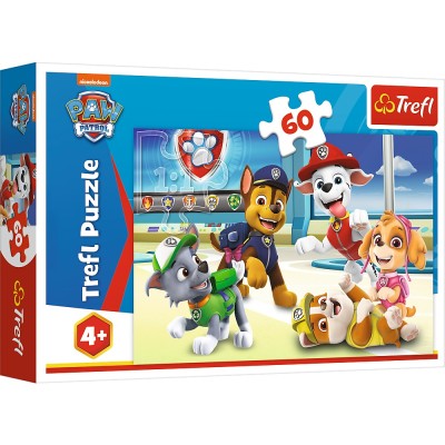 Puzzle trefl 60 patrula catelusilor in lumea cateilor Puzzle trefl 60 patrula catelusilor in lumea cateilor