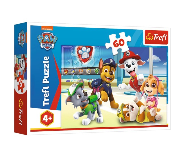 Puzzle trefl 60 patrula catelusilor in lumea cateilor Puzzle trefl 60 patrula catelusilor in lumea cateilor