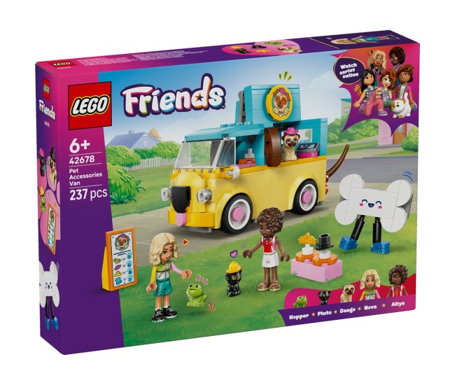 Lego friends furgoneta cu accesorii pentru animale de companie 42678