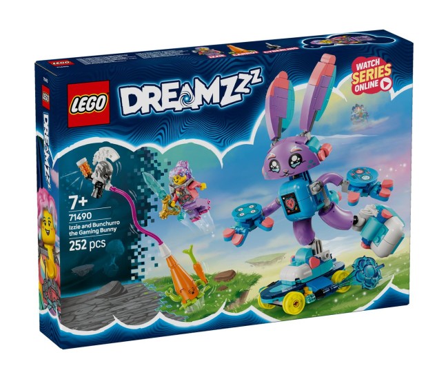 Lego dreamzzz izzie si iepurasul de gaming bunchurro 71490 Lego dreamzzz izzie si iepurasul de gaming bunchurro 71490