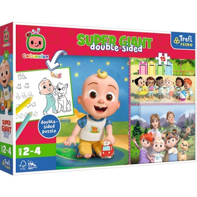 Puzzle trefl primo super giant 15 cocomelon