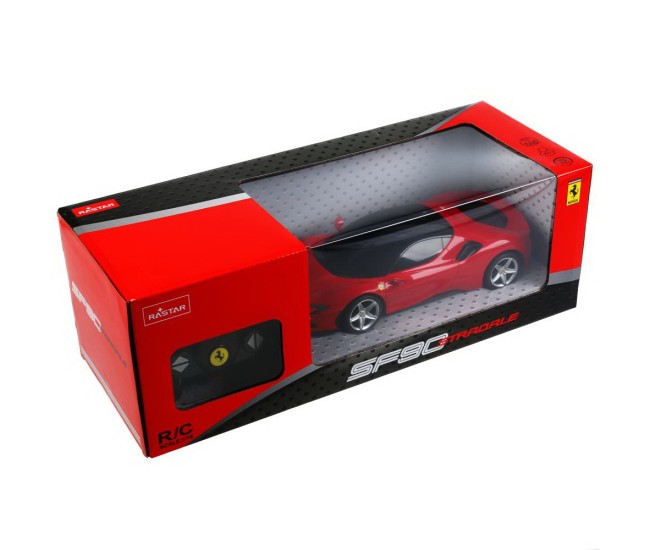 Masina cu telecomanda ferrari sf90 stradale scara 1 la 18 Masina cu telecomanda ferrari sf90 stradale scara 1 la 18