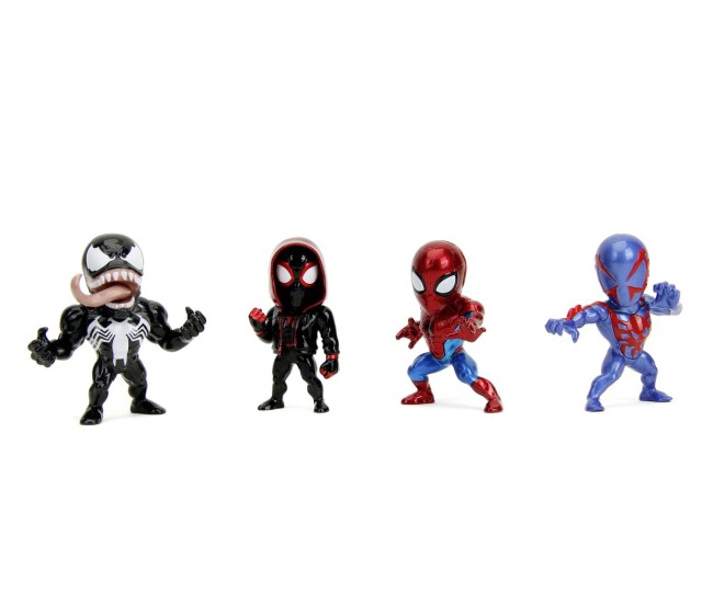 Jada marvel spider man set 4 figurine metalice 6.5cm Jada marvel spider man set 4 figurine metalice 6.5cm