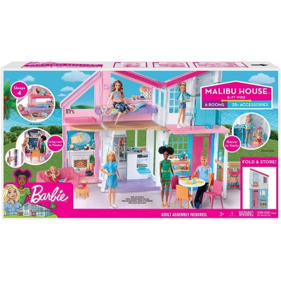 Papusa barbie casa malibu