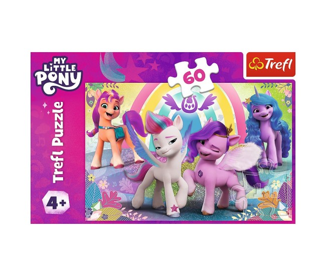 Puzzle trefl 60 my little pony in lumea prieteniilor Puzzle trefl 60 my little pony in lumea prieteniilor