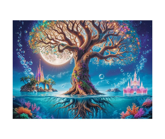 Puzzle trefl 500 premium plus tea time campionatul european copacul magic Puzzle trefl 500 premium plus tea time campionatul european copacul magic