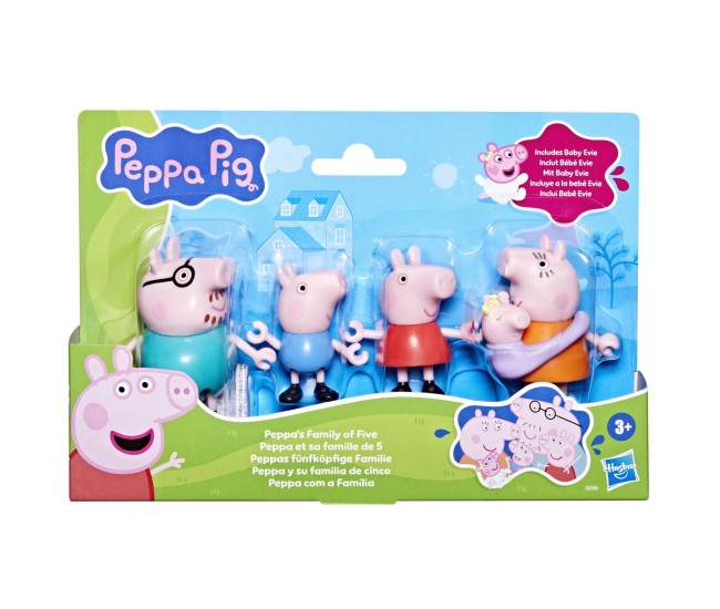 Peppa pig set 5 figurine familia peppa Peppa pig set 5 figurine familia peppa