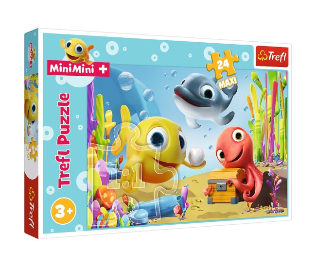 Puzzle trefl 24 maxi pestisorii fericiti Puzzle trefl 24 maxi pestisorii fericiti
