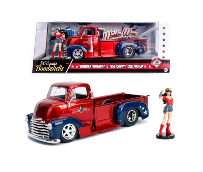 Dc bombshells 1952 chevy coe wonder woman scara 1 la 24 Dc bombshells 1952 chevy coe wonder woman scara 1 la 24