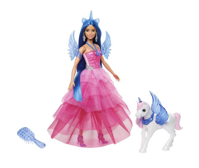 Barbie papusa barbie cu unicorn Barbie papusa barbie cu unicorn