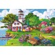 Puzzle trefl din lemn 500+1 piese portul in timpul verii Puzzle trefl din lemn 500+1 piese portul in timpul verii