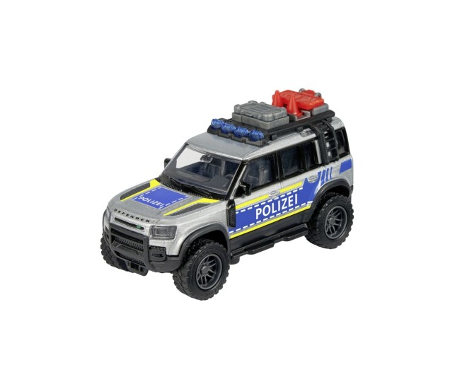 Majorette masina metalica de politie land rover defender scara 1 la 43 Majorette masina metalica de politie land rover defender scara 1 la 43