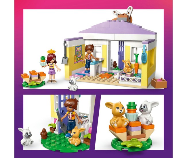 Lego friends hotel pentru iepurasi in orasul heartlake 42679