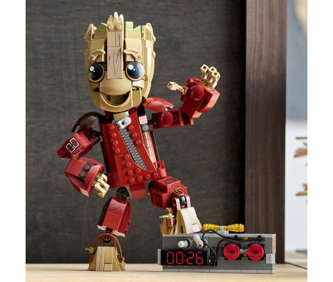 Lego marvel groot in uniforma ravager 76341