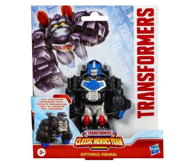 Transformers classic heroes team robot optimus primal transformabil
