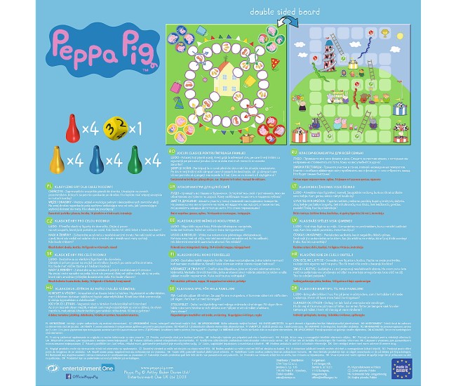 Joc peppa pig 2in1 ludo si serpisori scari Joc peppa pig 2in1 ludo si serpisori scari