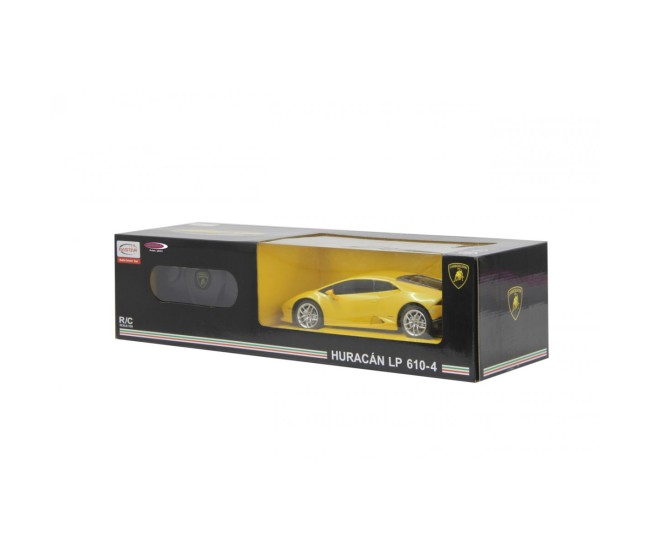 Masina cu telecomanda lamborghini huracÁn lp610-4 galben cu scara 1 la 24 Masina cu telecomanda lamborghini huracÁn lp610-4 galben cu scara 1 la 24
