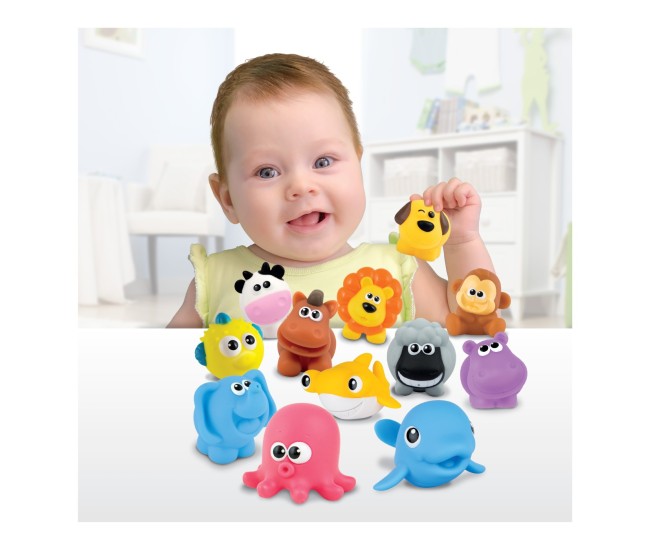 Winfun set jucarii de baie animalute de la ferma