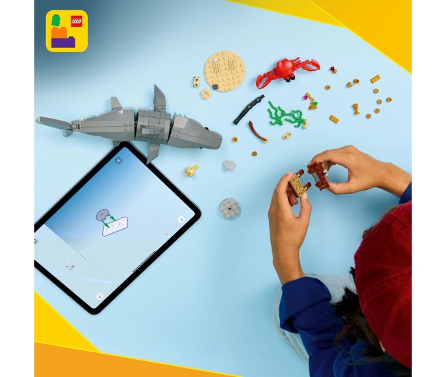 Lego creator rechin feroce cu un cufar de comori 31381