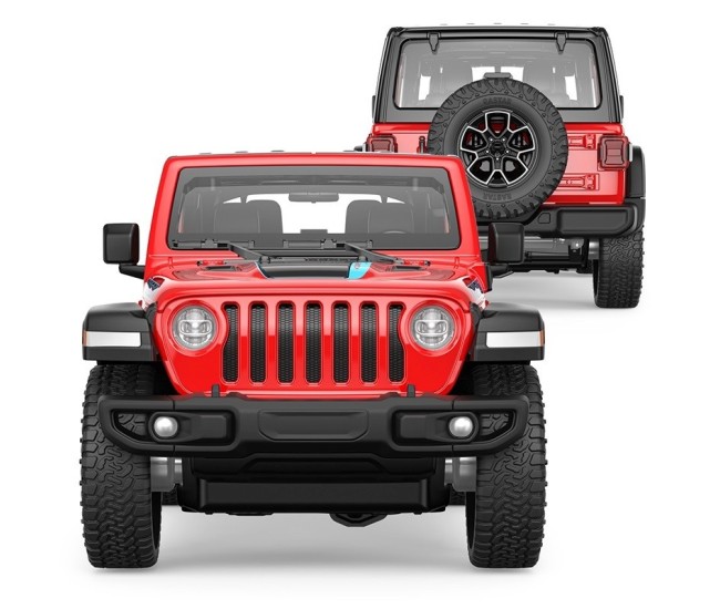Masinuta metalica jeep wrangler rubicon 4xe rosu scara 1 la 24 Masinuta metalica jeep wrangler rubicon 4xe rosu scara 1 la 24
