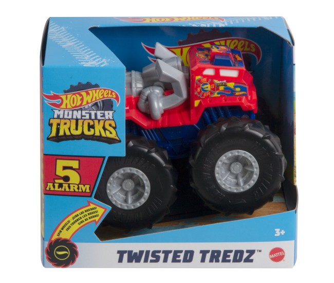 Hot wheels monster truck masinuta twister tredz 5 alarm scara 1:43 Hot wheels monster truck masinuta twister tredz 5 alarm scara 1:43