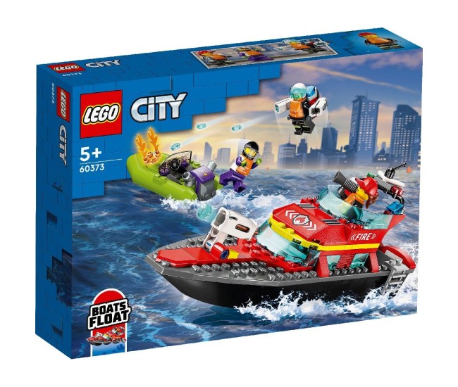 Lego city barca de salvare a pompierilor 60373 Lego city barca de salvare a pompierilor 60373
