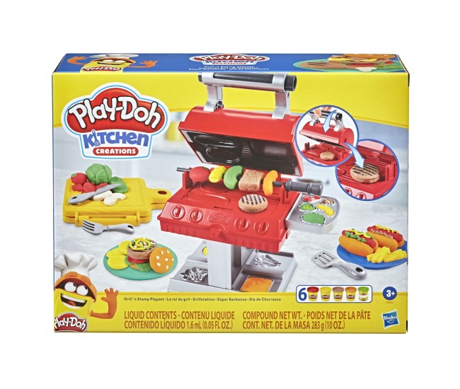 Play-doh set gratar cu forme si stampile Play-doh set gratar cu forme si stampile
