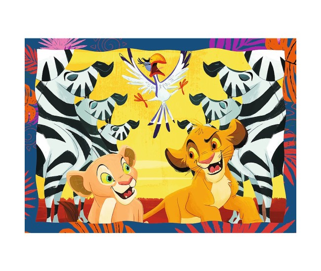 Puzzle trefl 4in1 disney regele leu