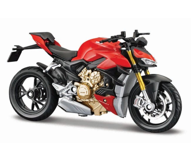 Maisto motocicleta metalica cu stand editie speciala ducati super naked scara 1 la 18 Maisto motocicleta metalica cu stand editie speciala ducati super naked scara 1 la 18