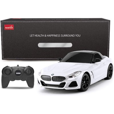 Masina cu telecomanda bmw z4 roadster alb scara 1 la 18