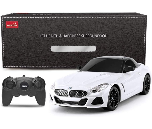 Masina cu telecomanda bmw z4 roadster alb scara 1 la 18 Masina cu telecomanda bmw z4 roadster alb scara 1 la 18