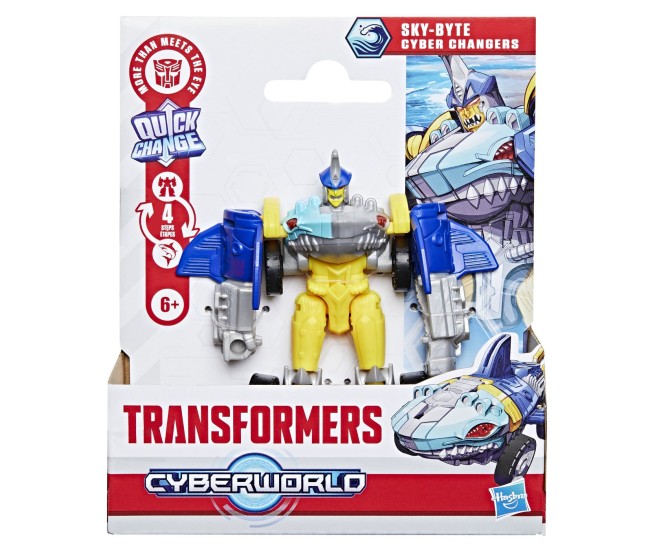 Transformers cyberworld robot skybyte convertibil 10cm Transformers cyberworld robot skybyte convertibil 10cm