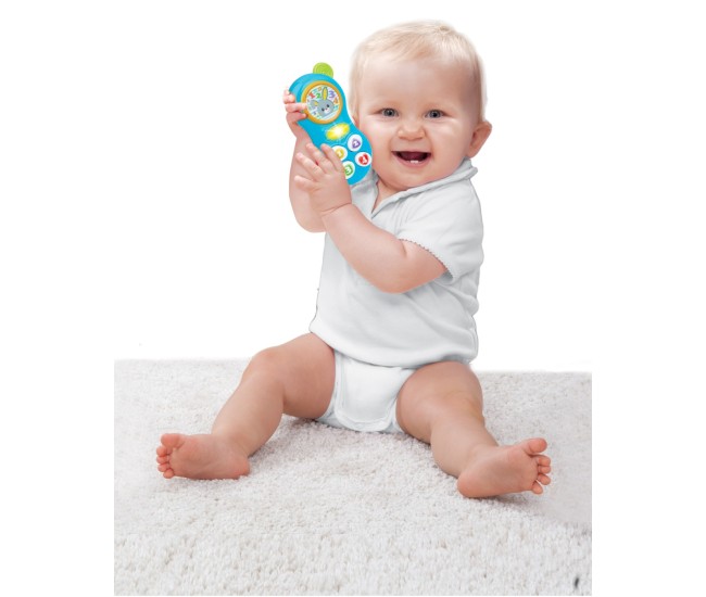 Winfun telefon pentru bebelusi albastru Winfun telefon pentru bebelusi albastru