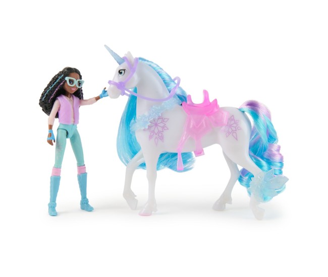 Unicorn academy set papusa layla si unicornul glacier Unicorn academy set papusa layla si unicornul glacier