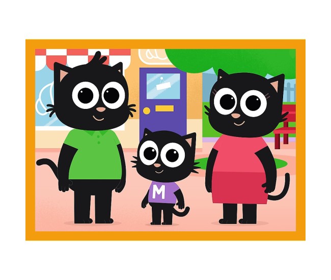 Puzzle trefl 4in1 planeta milo intalnire cu milo si prietenii