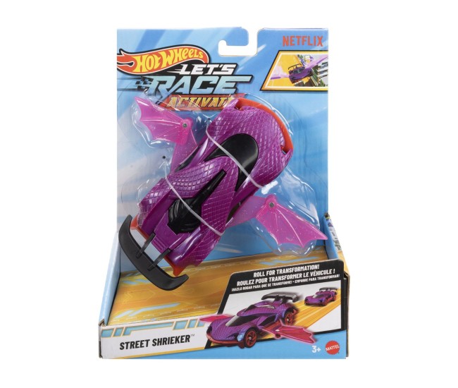 Hot wheels lets race activate masinuta street shrieker scara 1 la 32