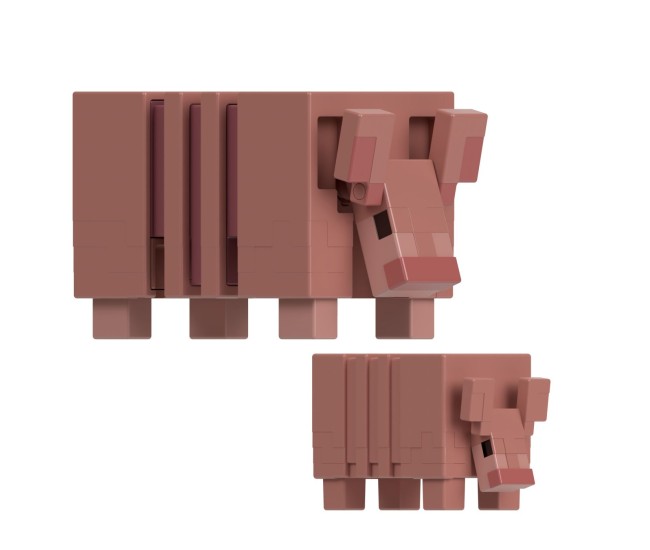 Minecraft craft a block figurina armadillo si baby armadillo 8cm Minecraft craft a block figurina armadillo si baby armadillo 8cm