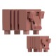 Minecraft craft a block figurina armadillo si baby armadillo 8cm Minecraft craft a block figurina armadillo si baby armadillo 8cm