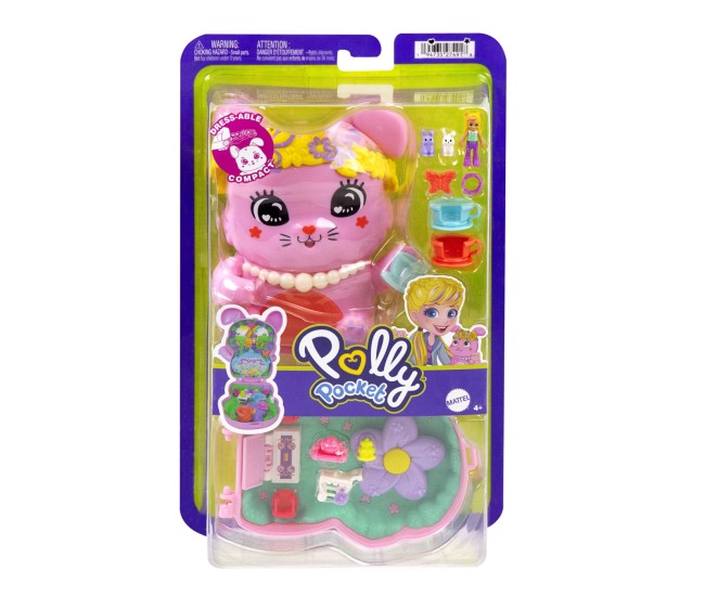 Polly pocket set gentuta animalut iepuras la petrcere cu accesorii Polly pocket set gentuta animalut iepuras la petrcere cu accesorii