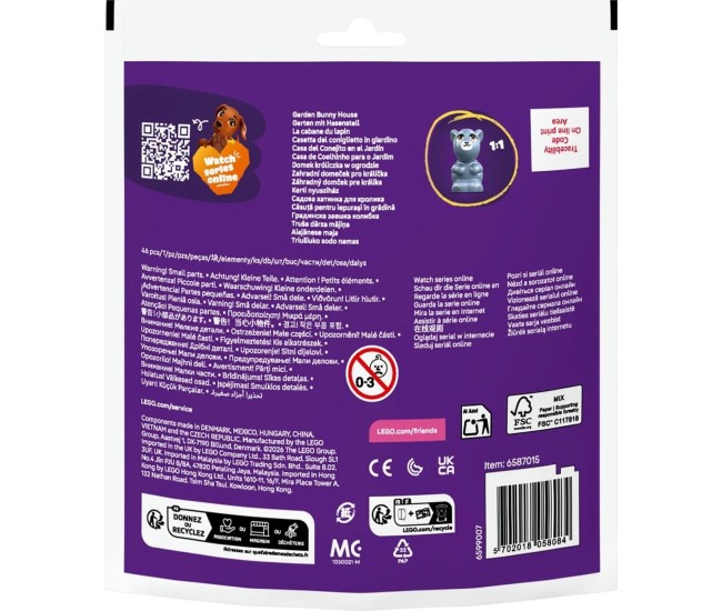 Lego friends casuta pentru iepurasi in gradina 30722 Lego friends casuta pentru iepurasi in gradina 30722