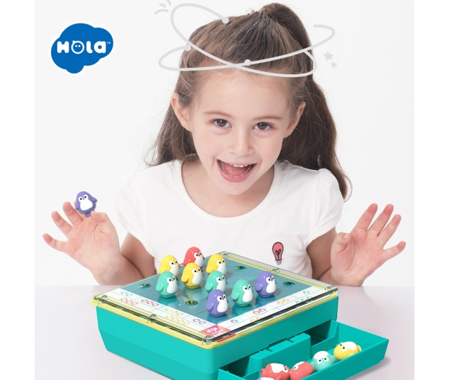 Joc interactiv puzzle pinguini Joc interactiv puzzle pinguini