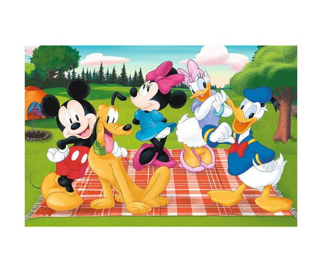 Puzzle trefl 24 maxi disney mickey mouse si prietenii preferatul lui mickey