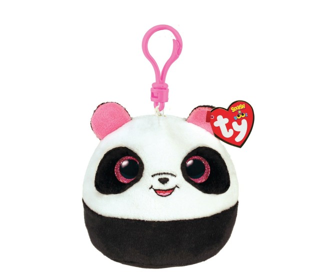 Plus breloc ty 8.5cm squishy beanies panda bamboo Plus breloc ty 8.5cm squishy beanies panda bamboo