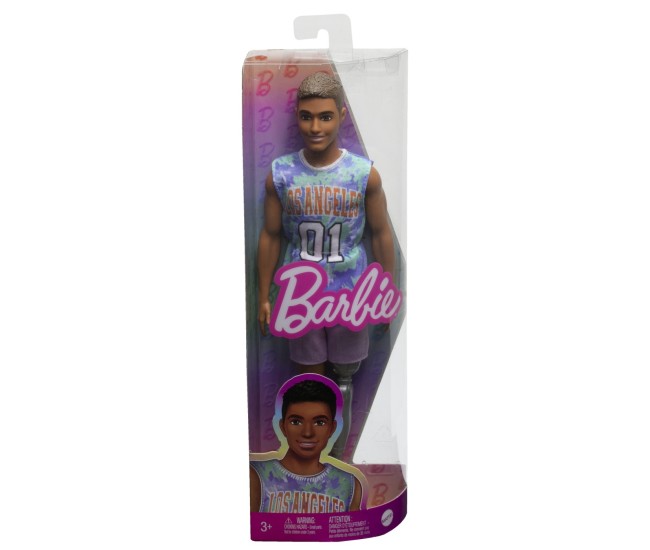 Barbie papusa baiat fashionistas saten cu un picior cu proteza Barbie papusa baiat fashionistas saten cu un picior cu proteza