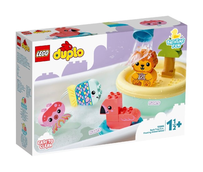 Lego duplo distractie la baie insula animalelor plutitoare 10966 Lego duplo distractie la baie insula animalelor plutitoare 10966