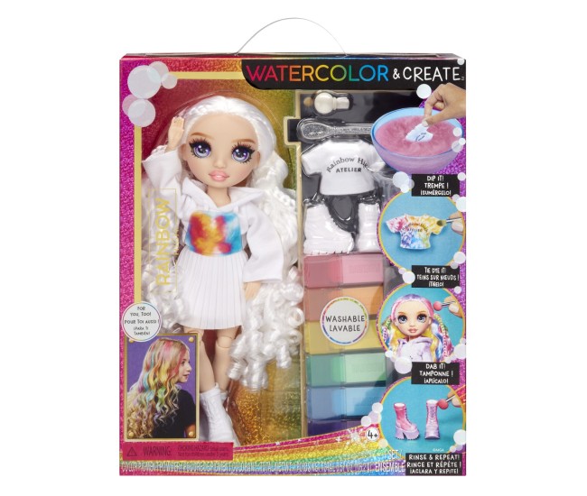 Rainbow high watercolor create papusa ochi mov Rainbow high watercolor create papusa ochi mov