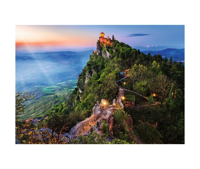 Puzzle trefl 1000 premium plus photo odyssey turnul cesta san marino Puzzle trefl 1000 premium plus photo odyssey turnul cesta san marino
