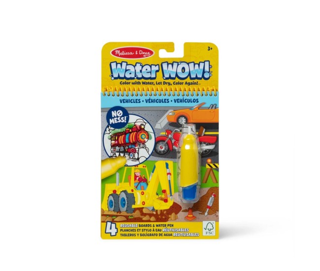 Melissa and doug carte de colorat vehicule reutilizabila cu apa water wow Melissa and doug carte de colorat vehicule reutilizabila cu apa water wow