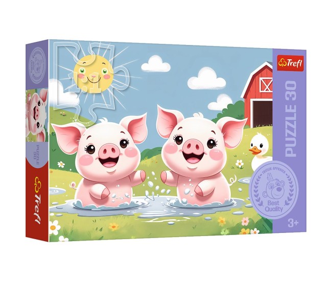 Puzzle trefl 30 viata fericita la tara Puzzle trefl 30 viata fericita la tara