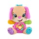 Fisher price catel interactiv cu urechi roz rade si invata